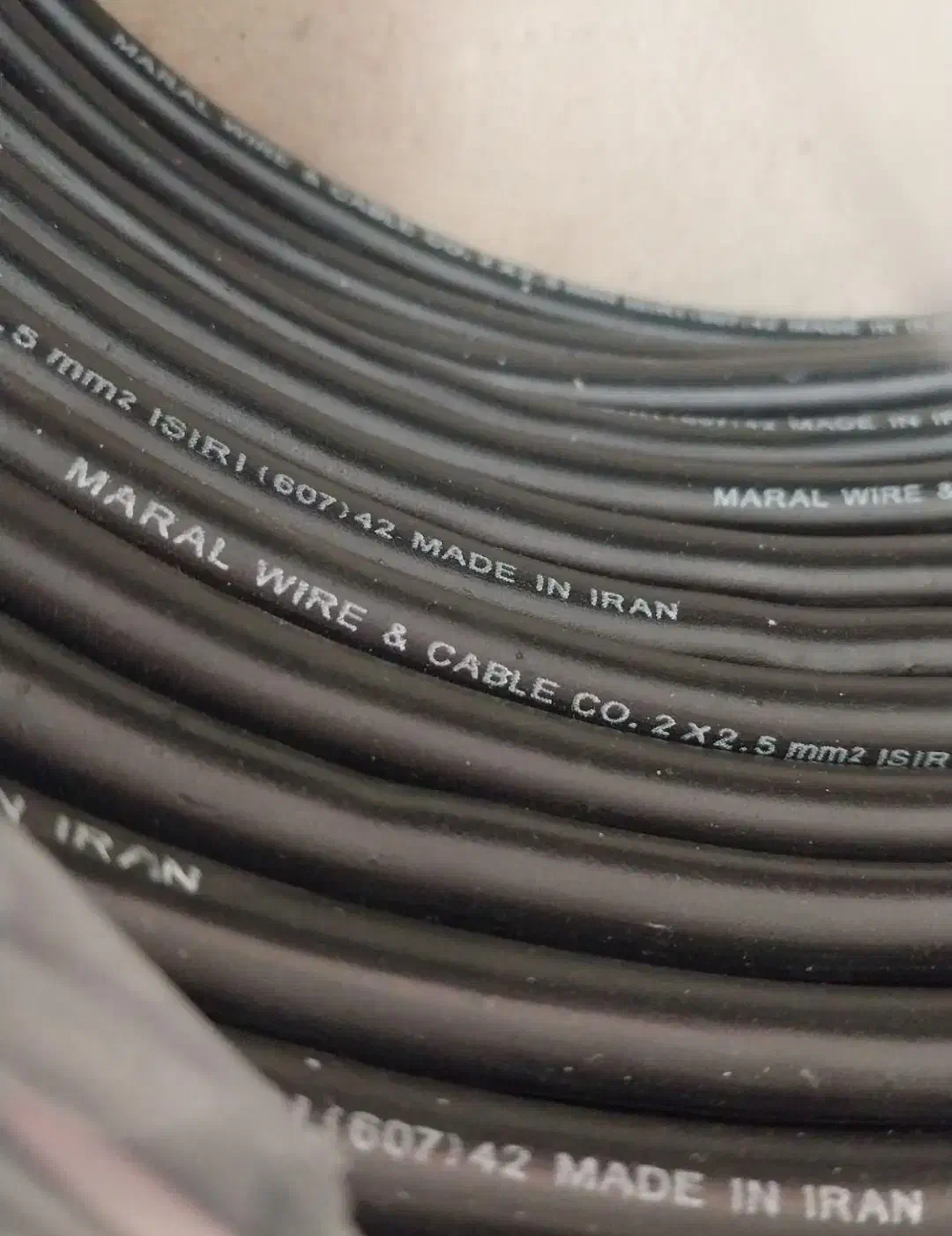 کابل برق ۲/۵×۲و۲/۵×۳ پلمپ هستش|مصالح و تجهیزات ساختمان|شیراز, تندگویان|دیوار