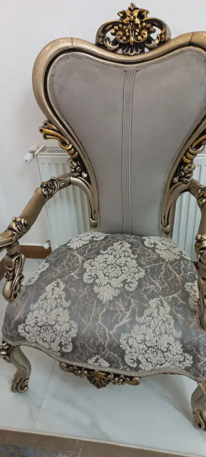 مبلمان سلطنتی ۹ نفره|مبلمان خانگی و میز عسلی|رشت, توشیبا|دیوار