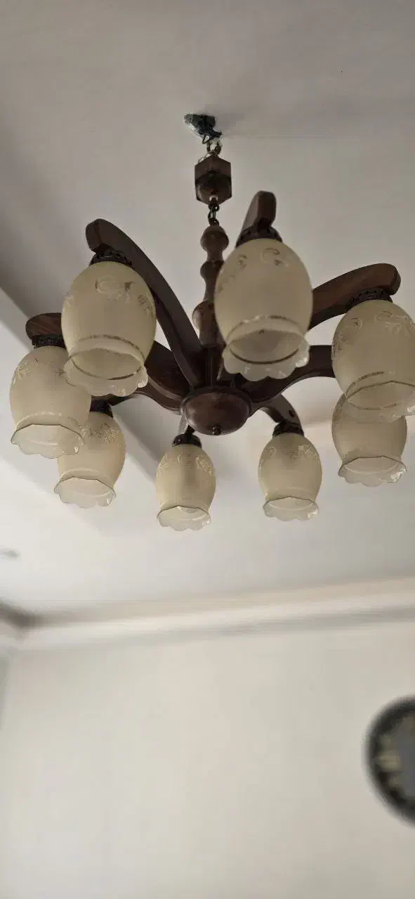 لوسترچوبی|لوستر و چراغ آویز|ازنا, |دیوار