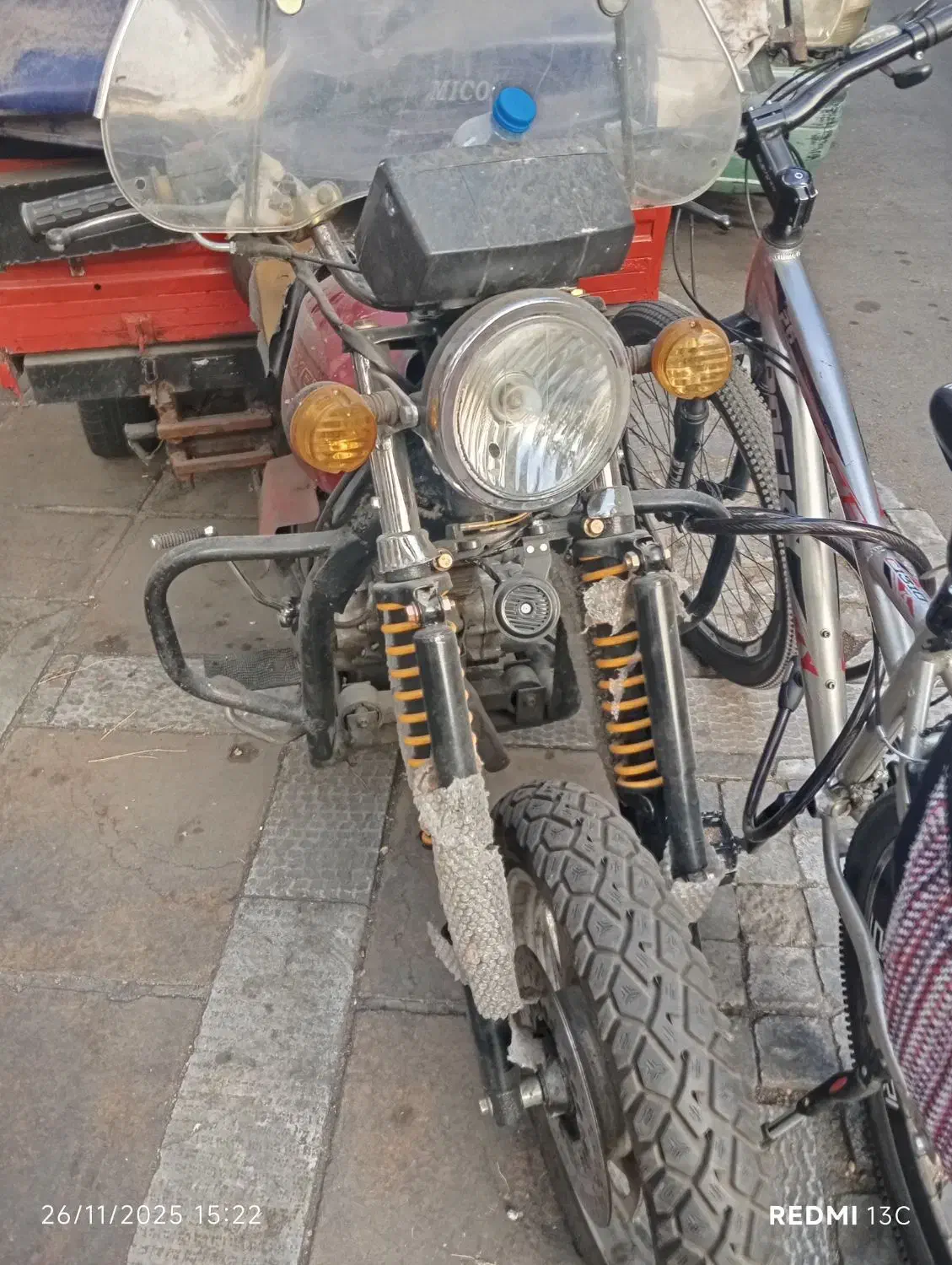 موتور سه چرخ فلت سالم روشن  مدل 86فروشی|موتورسیکلت|تهران, درختی|دیوار