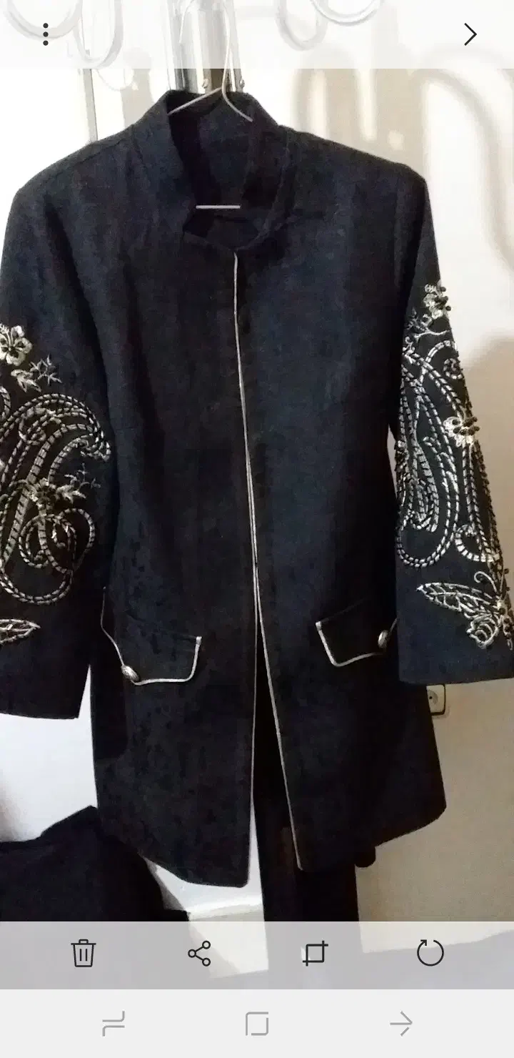 مانتو مزونی مجلسی نوسایز۴۰-۴۴|لباس|میانه, |دیوار