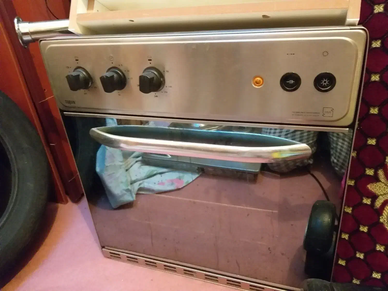 فر برق و گاز توکار تابان|اجاق گاز و لوازم برقی پختوپز|زنجان, |دیوار