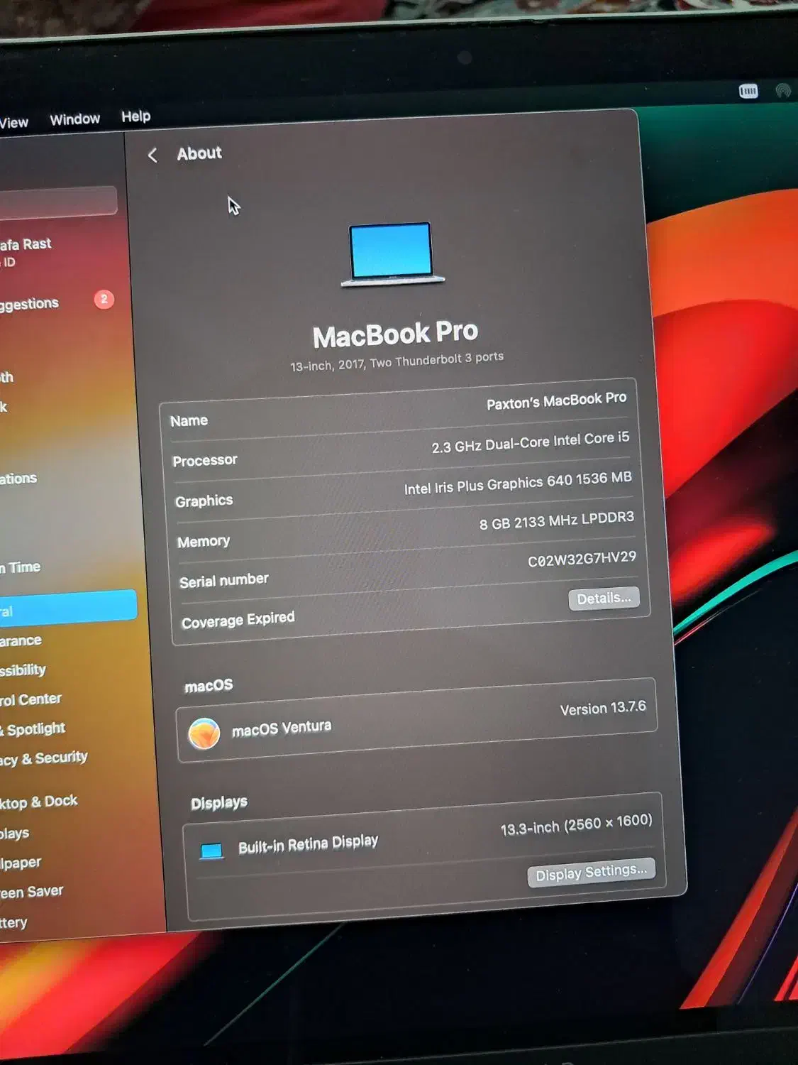macbook pro 2017|رایانه همراه|مشهد, یاس|دیوار