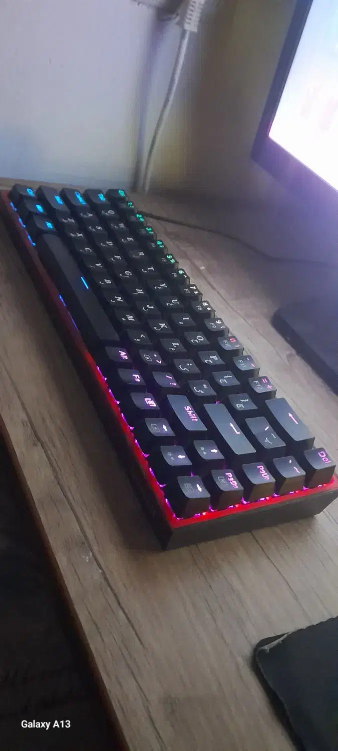 کیبورد مکانیکال رد دراگون k631 با تمام اکسسوری|قطعات و لوازم جانبی رایانه|بندرعباس, |دیوار