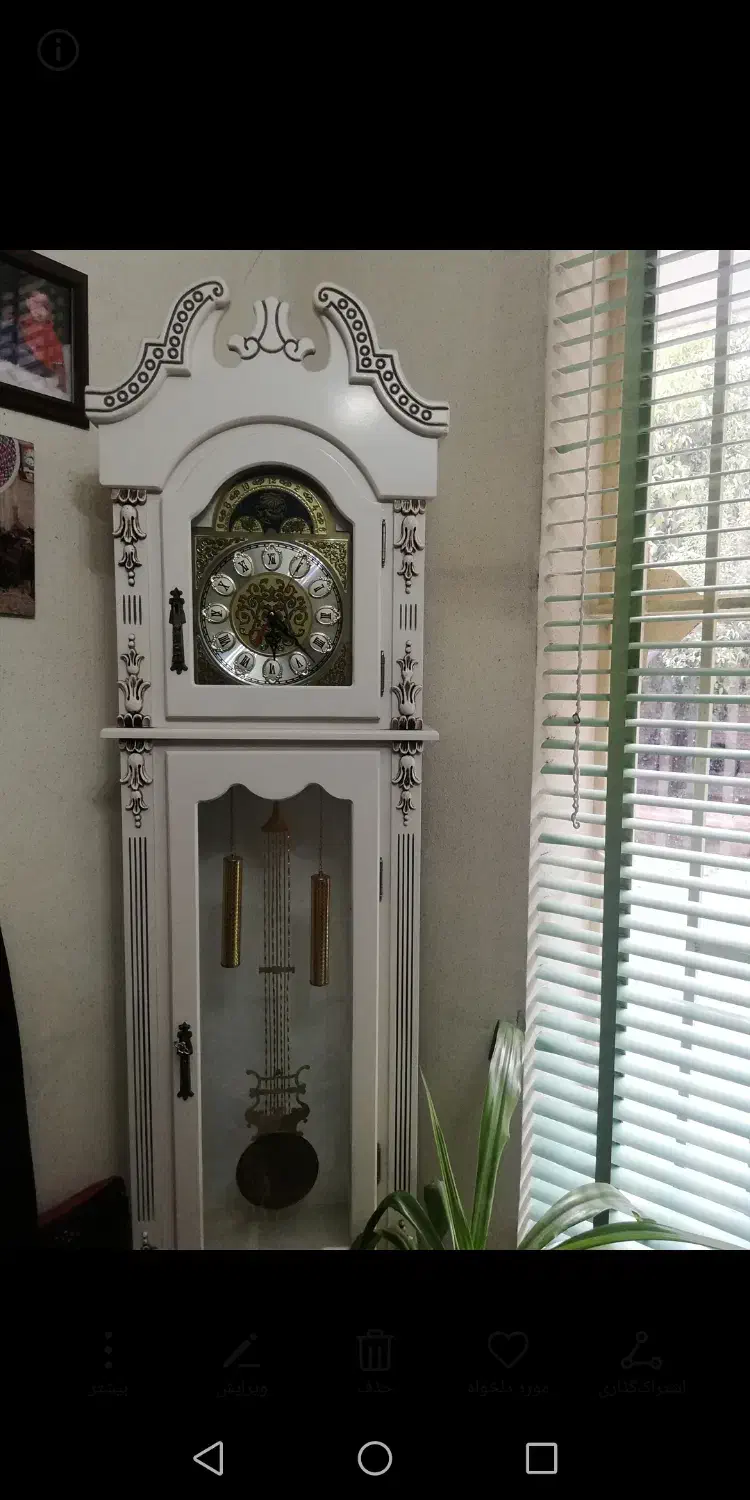 ساعت ایستاده و بوفه|بوفه، ویترین، کنسول|شیراز, لاله|دیوار