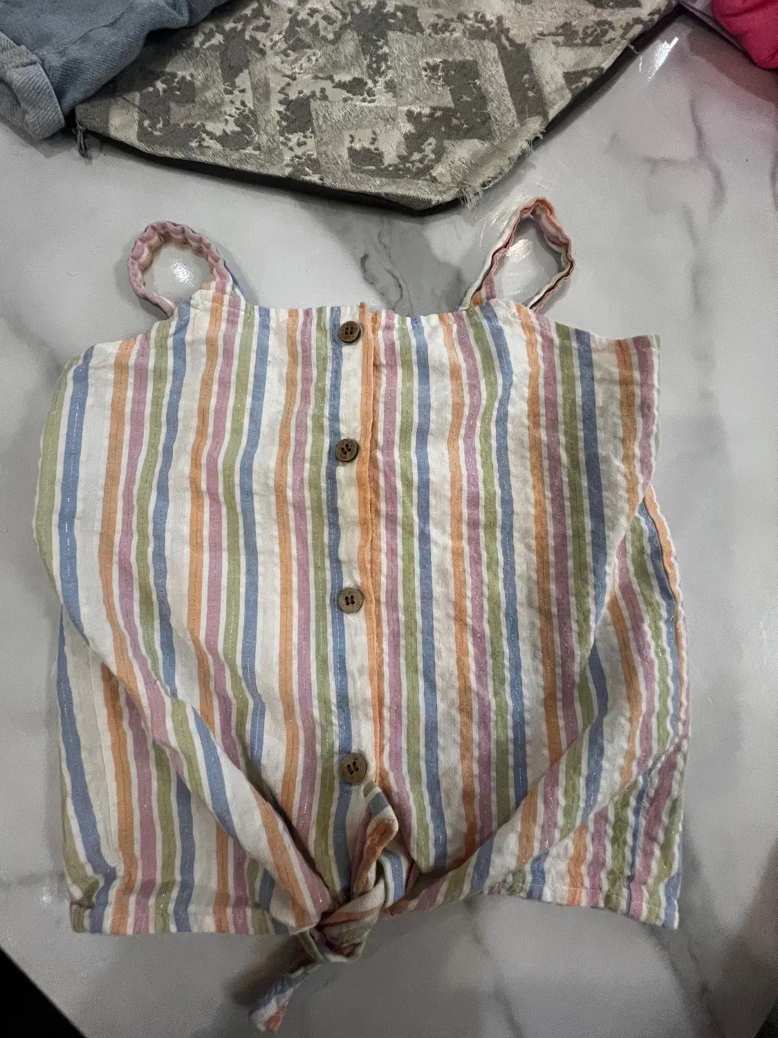 بلوز تک گره ای(نیم تنه)|کفش و لباس بچه|تهران, ایوانک|دیوار