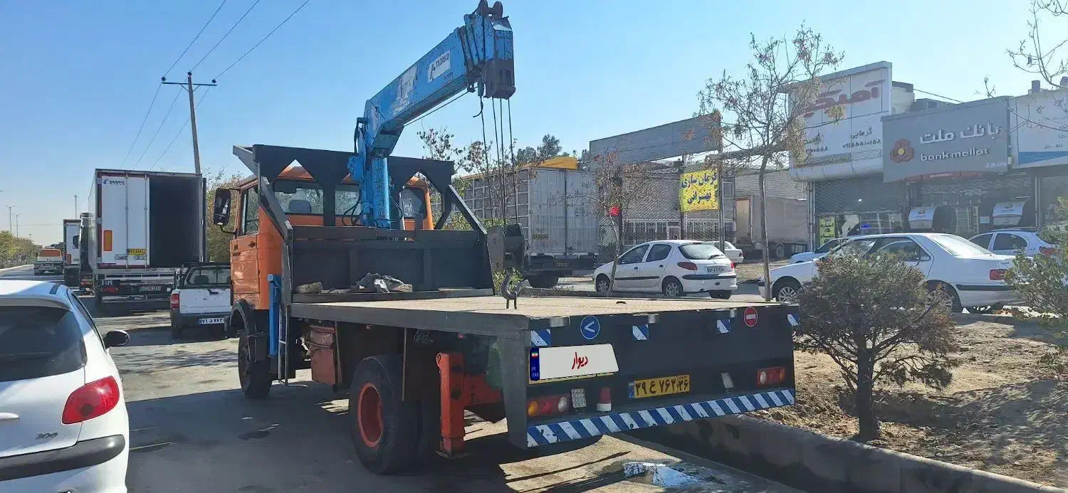 خاور 608 جرثقیل|خودرو سنگین|مشهد, رباط طرق|دیوار