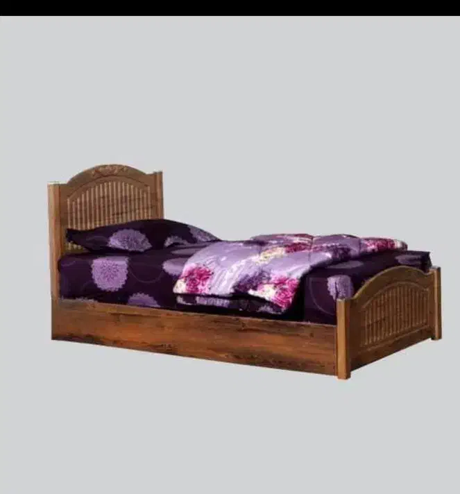 تحت تکی دونفره خاص ام دی اف جدید|تخت و سرویس خواب|خسروشاه, |دیوار