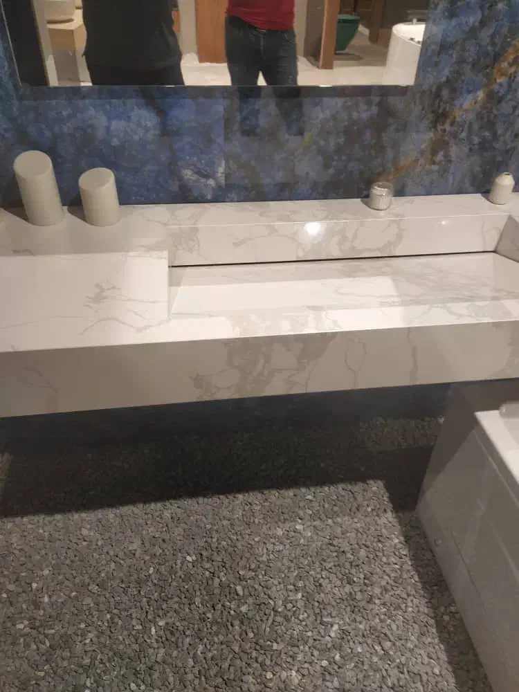 روشویی سرامیکی  سنگی صفحه کابینت کوارتز|مصالح و تجهیزات ساختمان|شیراز, گلشن|دیوار