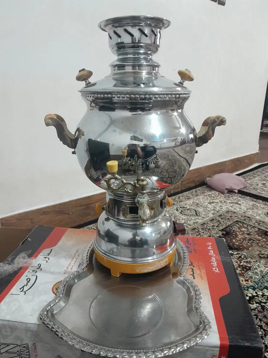 فروش سماور گازی در حد نو|سماور، چایساز، قهوهساز|دورود, |دیوار