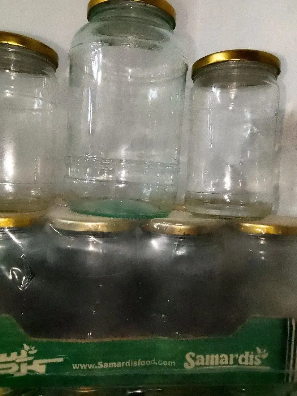 شیشه مربا، خیارشور، رب|ظروف نگهدارنده، پلاستیکی، یکبارمصرف|قائن, |دیوار