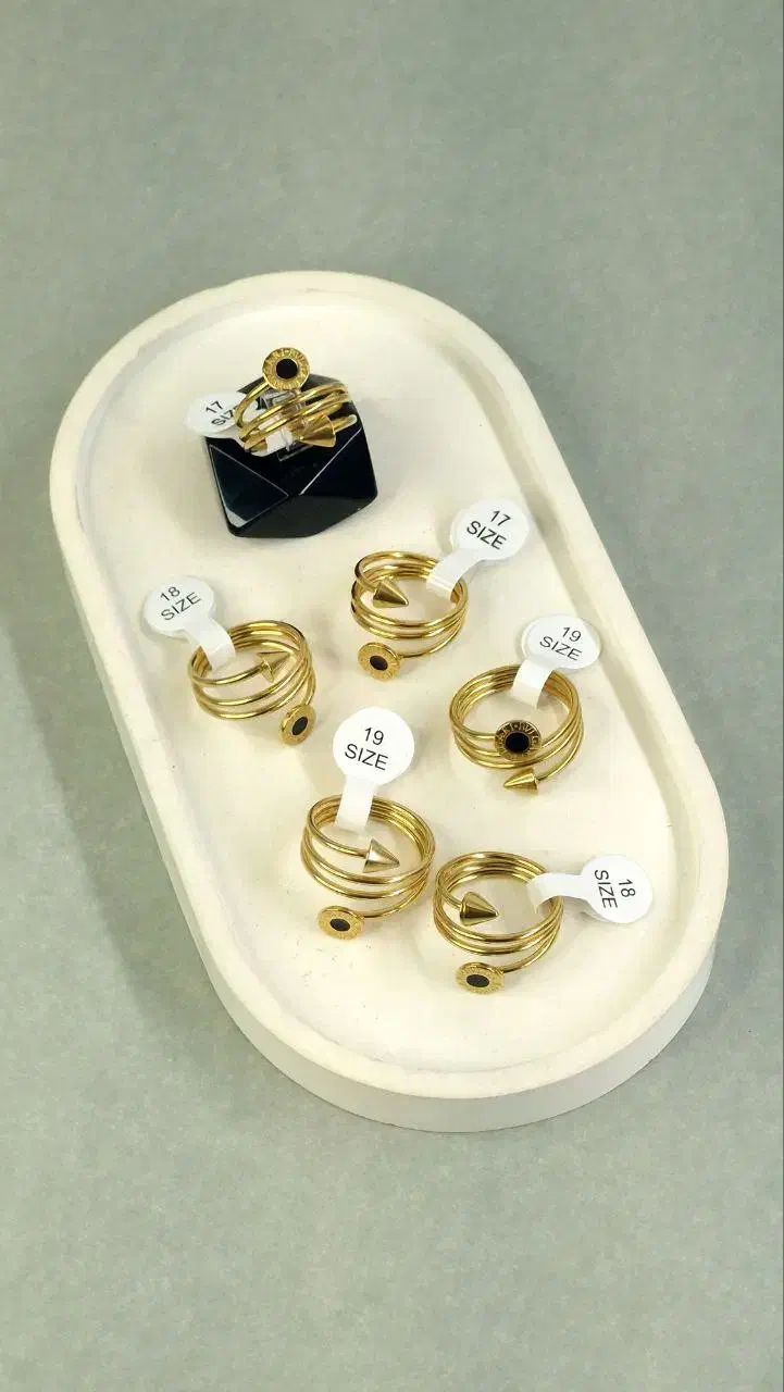 نمونه انگشتر استیل مارک مدل ترک زیبا و طراحی طلا|بدلیجات|مشهد, طلاب|دیوار