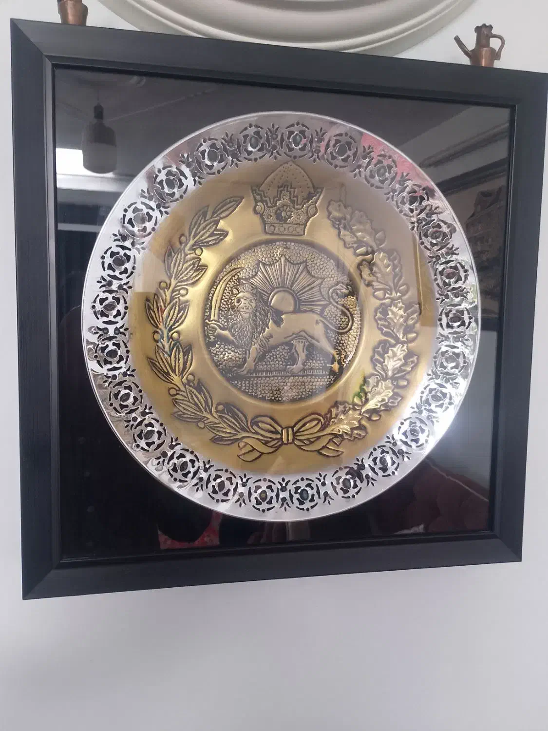 تابلو‌شیر‌وخورشید|کلکسیون اشیاء عتیقه|ابهر, |دیوار