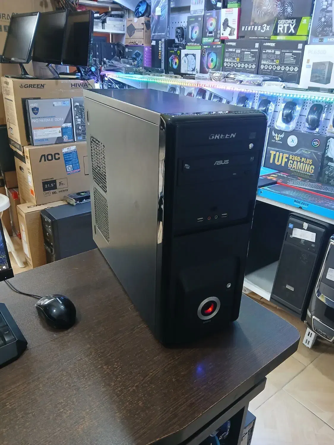 کیس i5 ddr4 asus|رایانه رومیزی|رشت, باهنر|دیوار