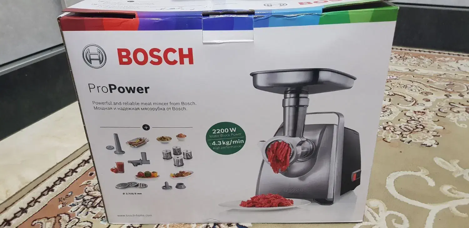 چرخ گوشت بوش BOSCH|خردکن، آسیاب، غذاساز|رشت, معلولین|دیوار