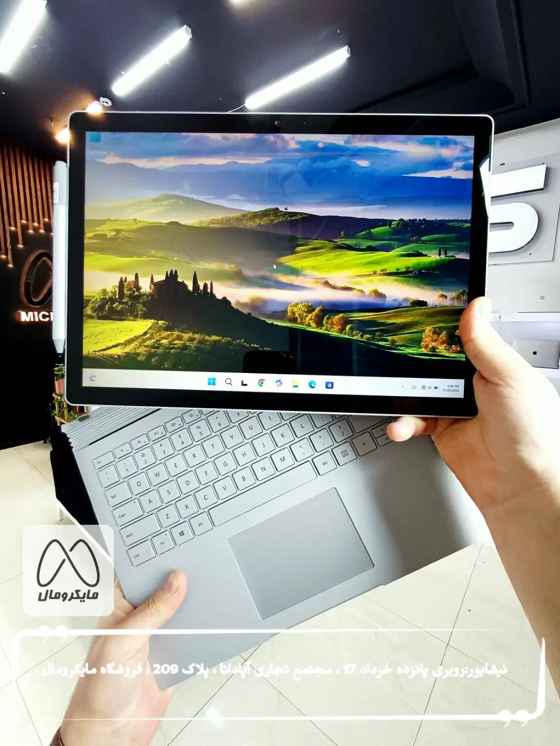 لپتاپ مایکروسافت سرفیس بوک گرافیکدار مهندسیsurface|رایانه همراه|نیشابور, دارایی|دیوار