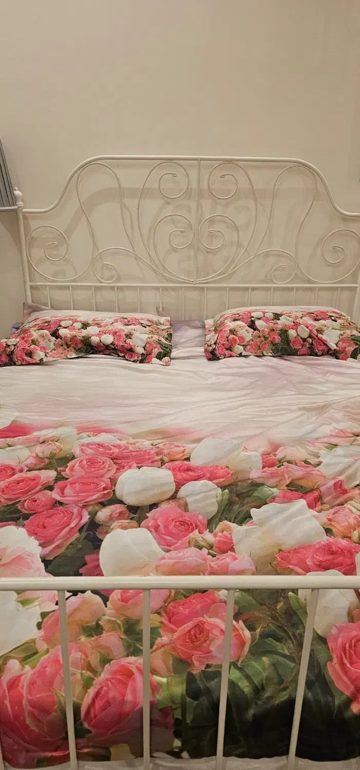 تخت خواب دو نفره ایکیا|تخت و سرویس خواب|تهران, محمودیه|دیوار