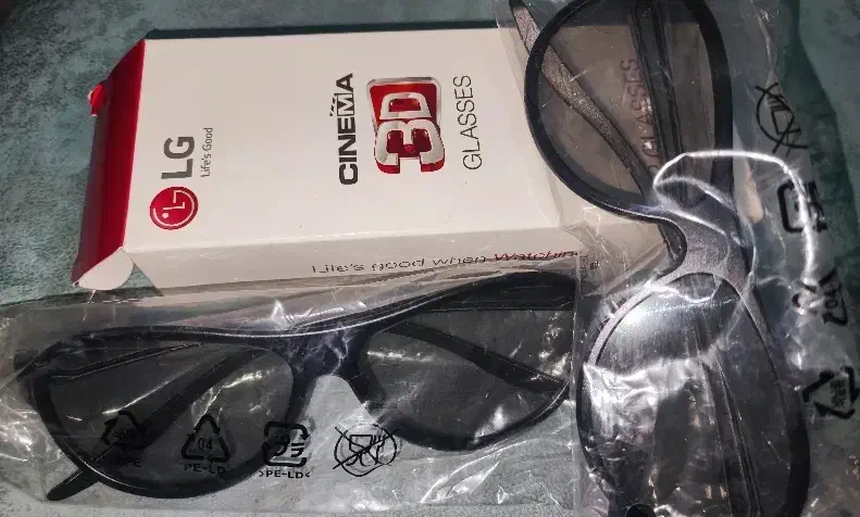 عینک سه بعدی LG دو عدد|تلویزیون و پروژکتور|تهران, جنت‌آباد مرکزی|دیوار