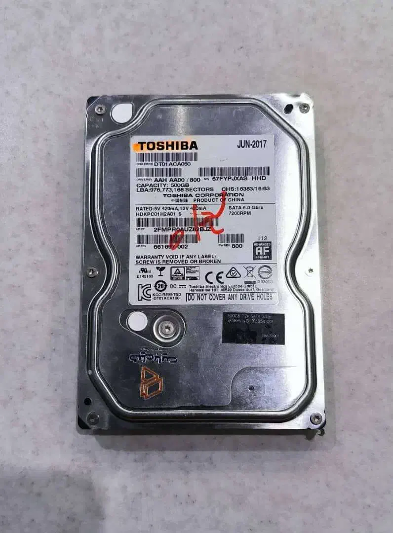 هارد 500 گیگابایت اینترنال 3.5|قطعات و لوازم جانبی رایانه|رشت, دیلمان|دیوار