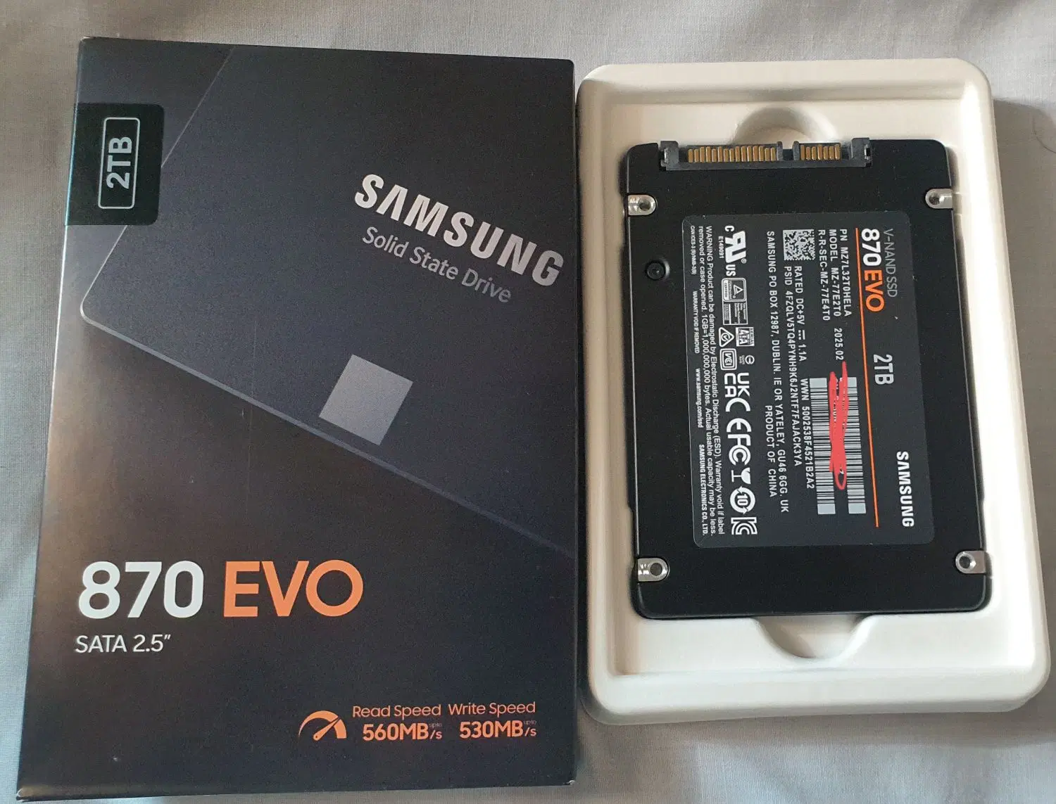 SSD 2T SAMSUNG EVO 870|قطعات و لوازم جانبی رایانه|تهران, نیلوفر|دیوار