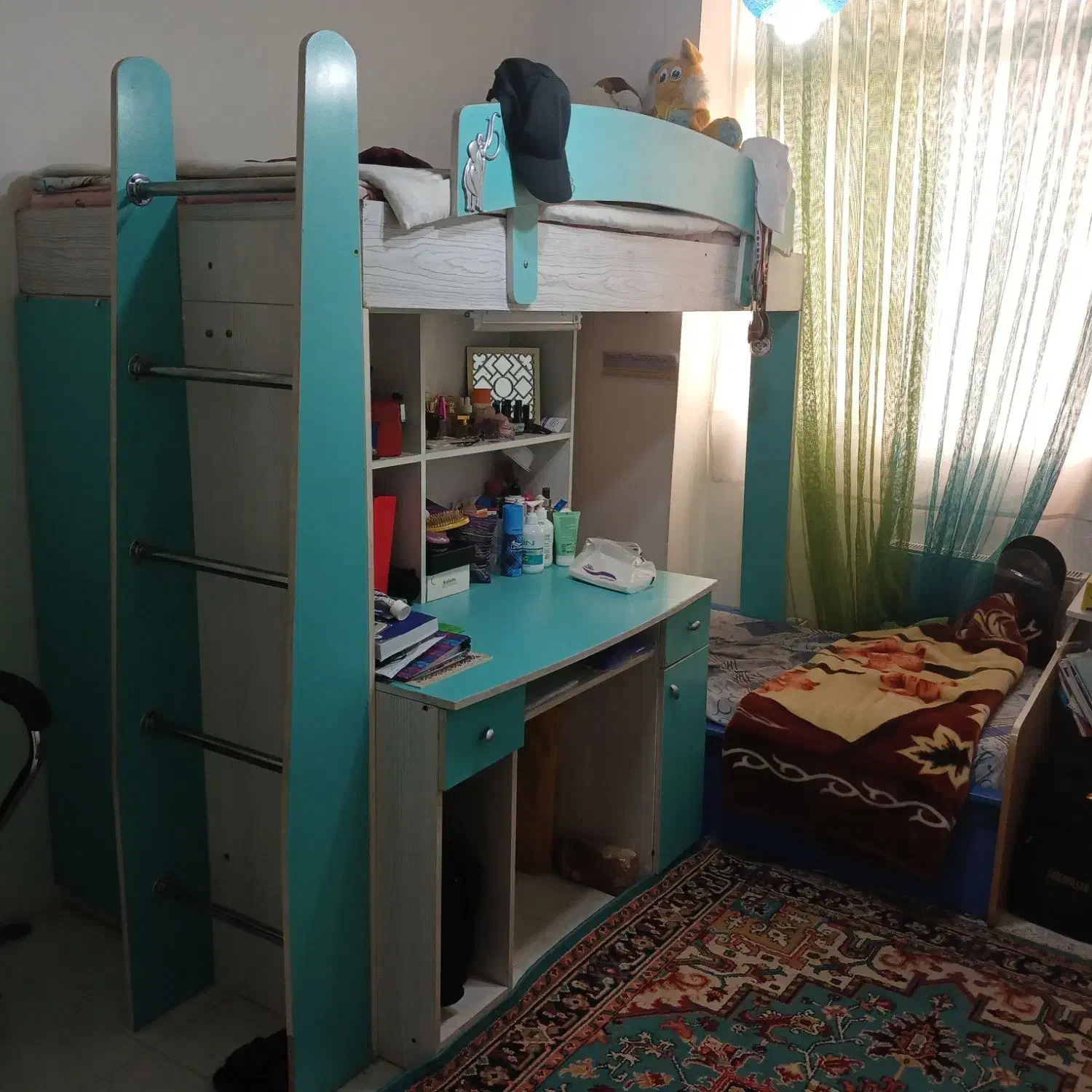 مجموعه تخت نوجوان تکی و دونفره|تخت و سرویس خواب|تهران, والفجر (افسریه)|دیوار