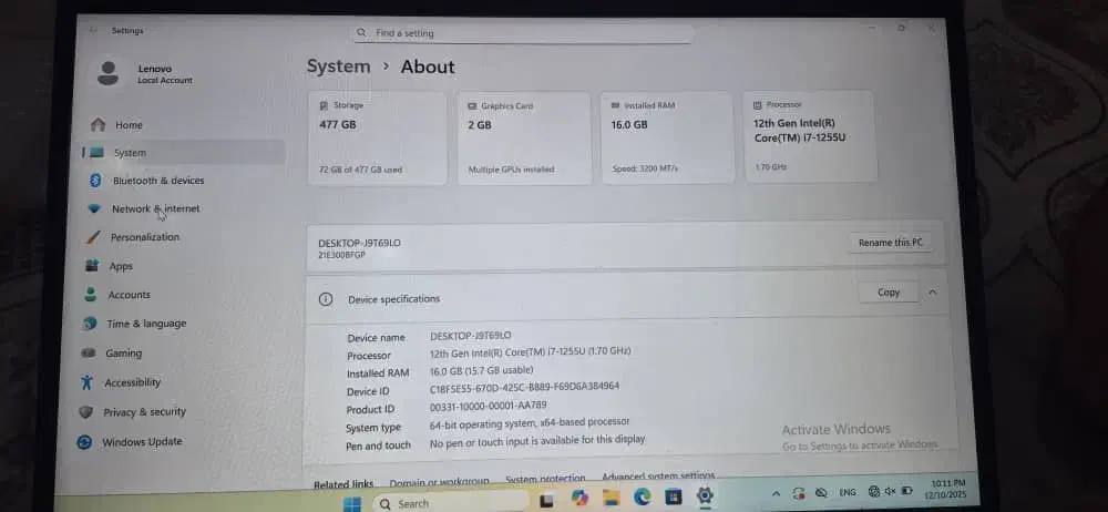 لپتاپ Lenovo Thinkpad E14|رایانه همراه|قزوین, |دیوار