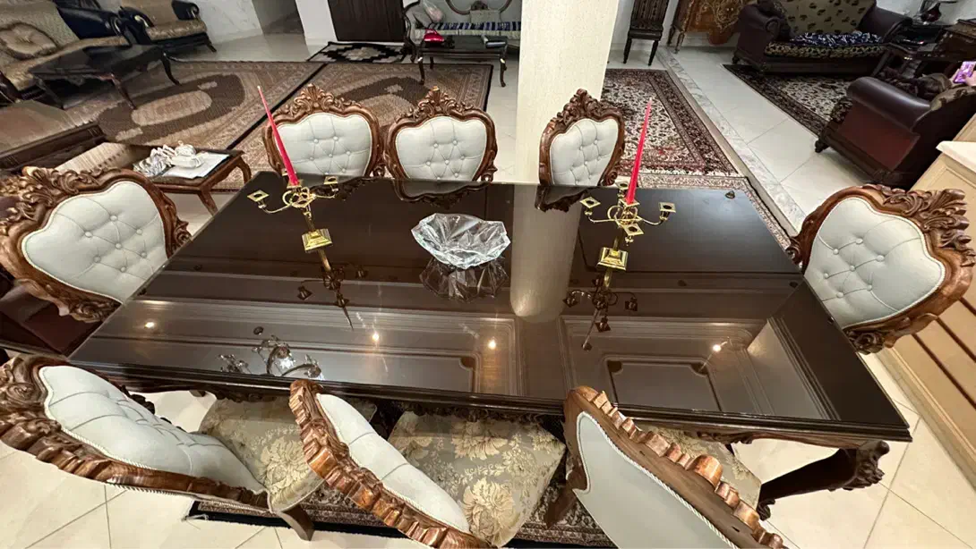 مبل استیل ۹ نفر با ناهار خوری|مبلمان خانگی و میز عسلی|تبریز, |دیوار