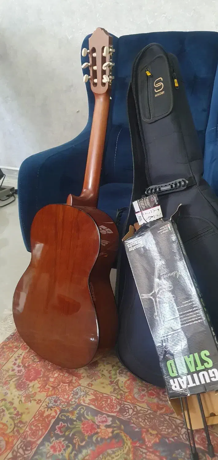 گیتار اندونزی یاماها c40 نو بهمراه کیف و پایه|گیتار، بیس، امپلیفایر|شهریار, بکه|دیوار