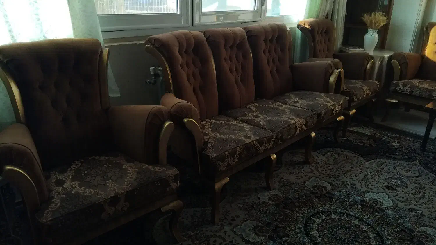 مبلمان سلطنتی  با چوب راش|مبلمان خانگی و میز عسلی|شاهین‌شهر, ۹ دی|دیوار