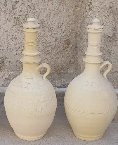 فروش دو عدد کوزه سفالی آب کاملا نو|صنایع دستی و سایر لوازم تزئینی|اصفهان, محله سفلی|دیوار