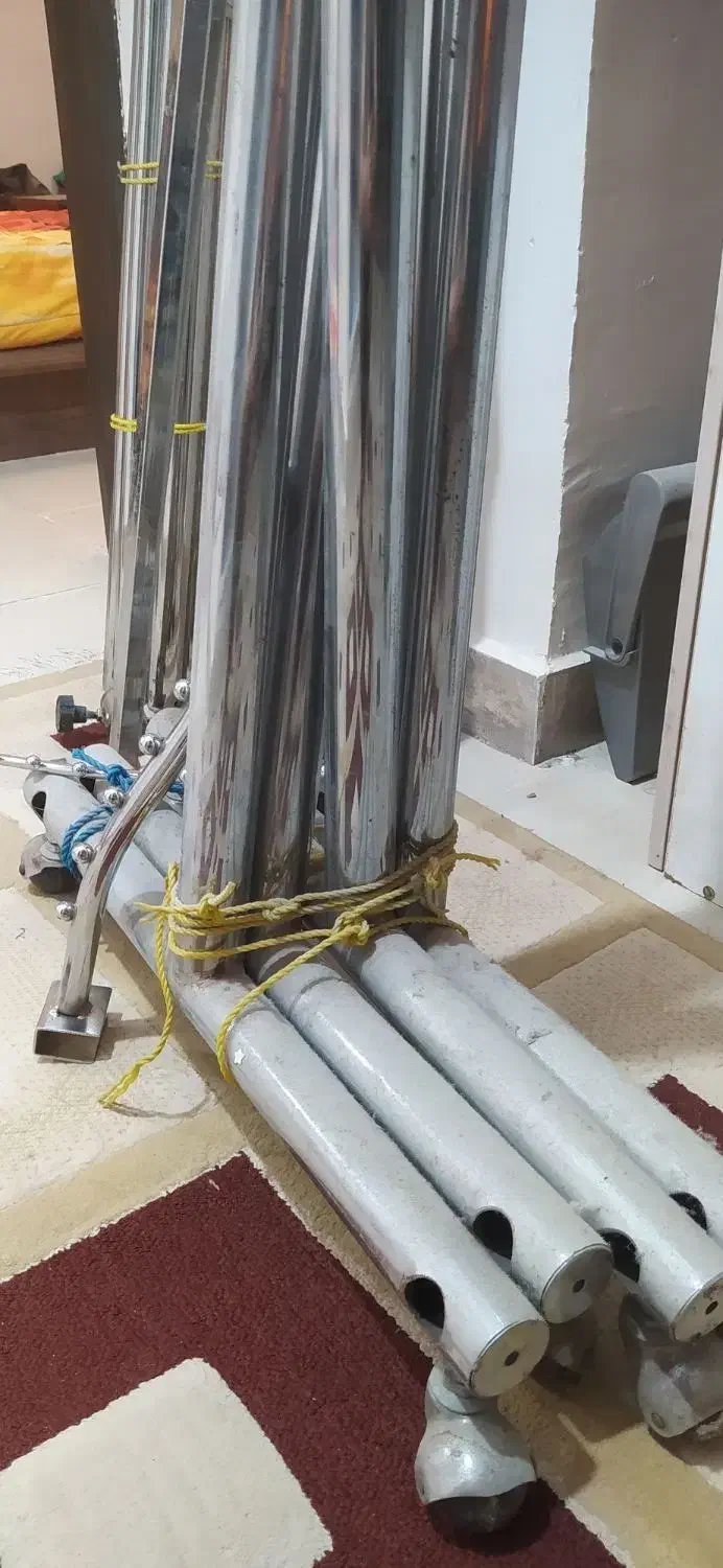 رگال دو طبقه فلزی بزرگ 2عدد همراه با رگال ۸ تیله|فروشگاه و مغازه|قشم, |دیوار