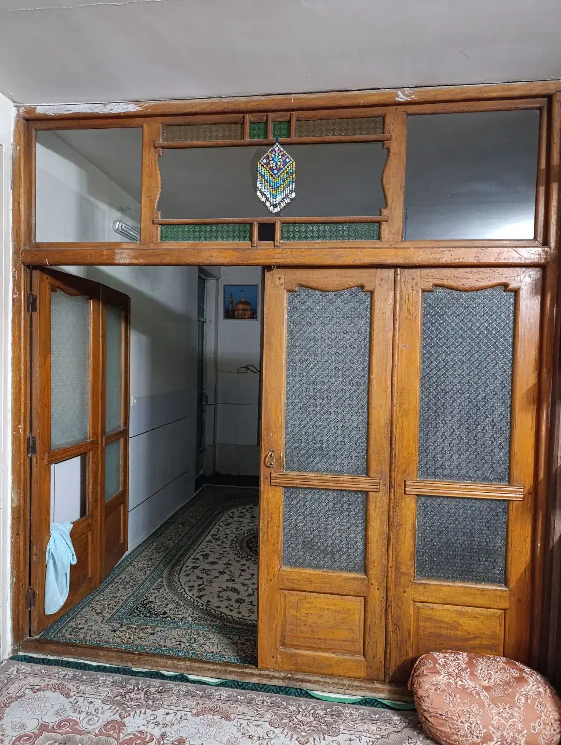 در چوبی آنتیک مناسب سبک کلاسیک|کلکسیون اشیاء عتیقه|اصفهان, منتظرالمهدی|دیوار