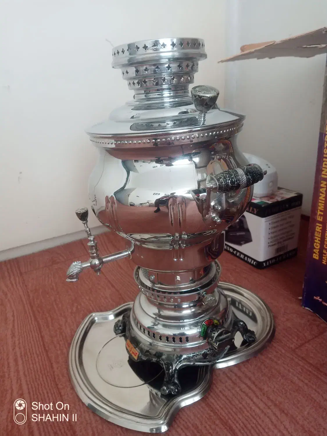 سماور گازی اطمینان|سماور، چای‌ساز، قهوه‌ساز|مشهد, ولیعصر (شهرک غرب)|دیوار