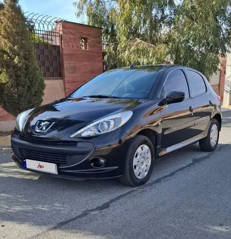 207 مدل 1400 مشکی|خودرو سواری و وانت|پرند, فاز ۱|دیوار