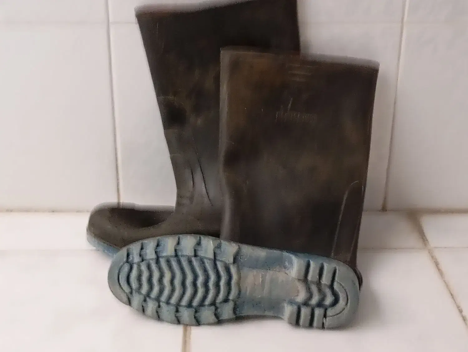 چکمه پلاستیکی ساق بلند مشکی  سایز ۴۴  و ۴۵|کیف، کفش، کمربند|تبریز, |دیوار