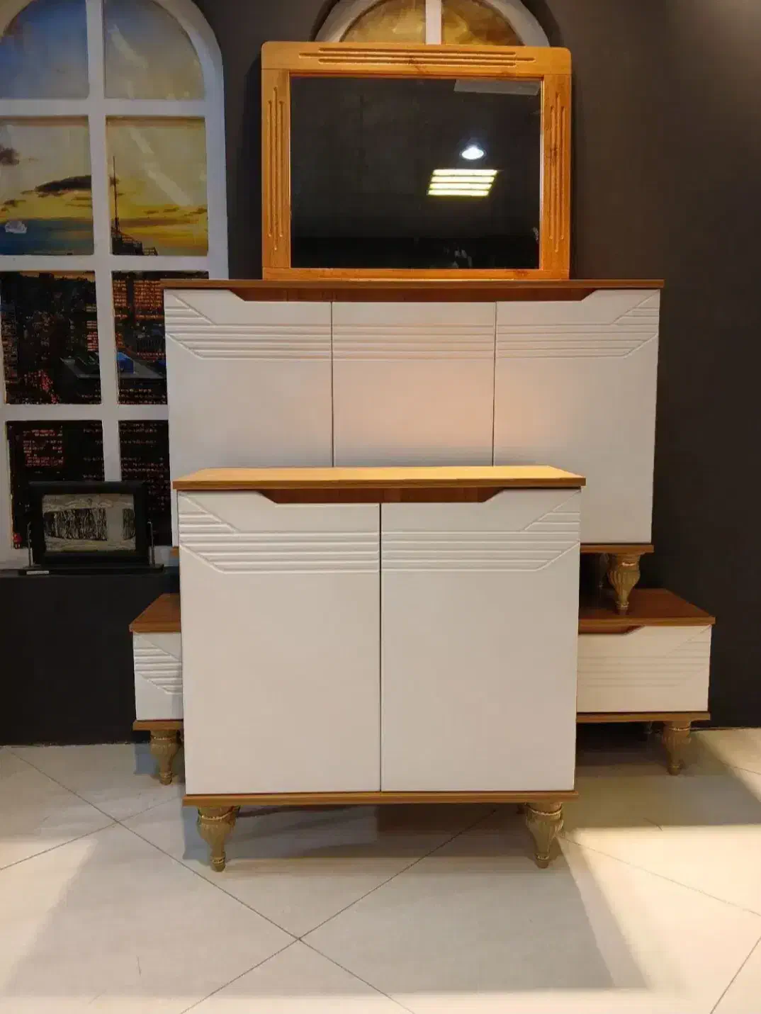 کنسول  تی وی جا کفشی چکی|بوفه، ویترین، کنسول|مشهد, پارک کوهستان|دیوار