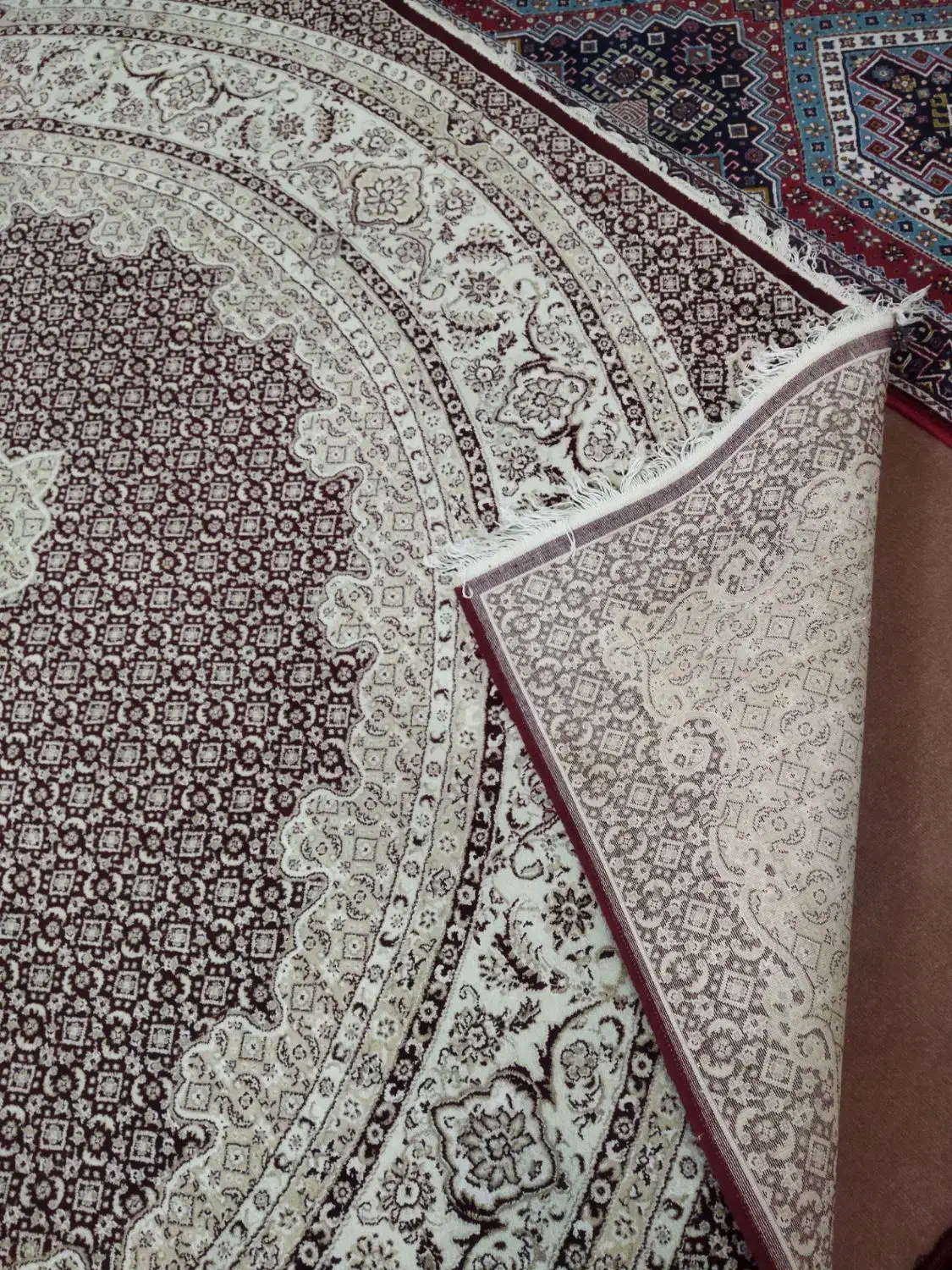 فرش ۱۲متری کاملاً سالم نخی|فرش|کرمانشاه, |دیوار