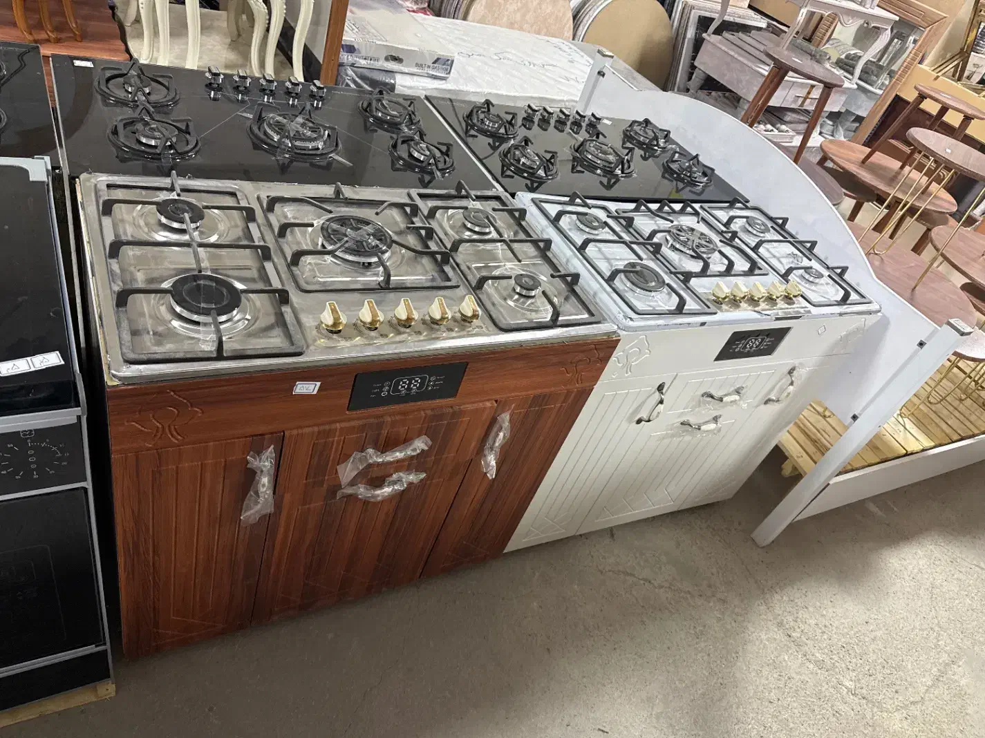 عمده خرده اجاق گاز طرح فر کابینتی رویه شیشه استیل|اجاق گاز و لوازم برقی پختوپز|ارومیه, |دیوار