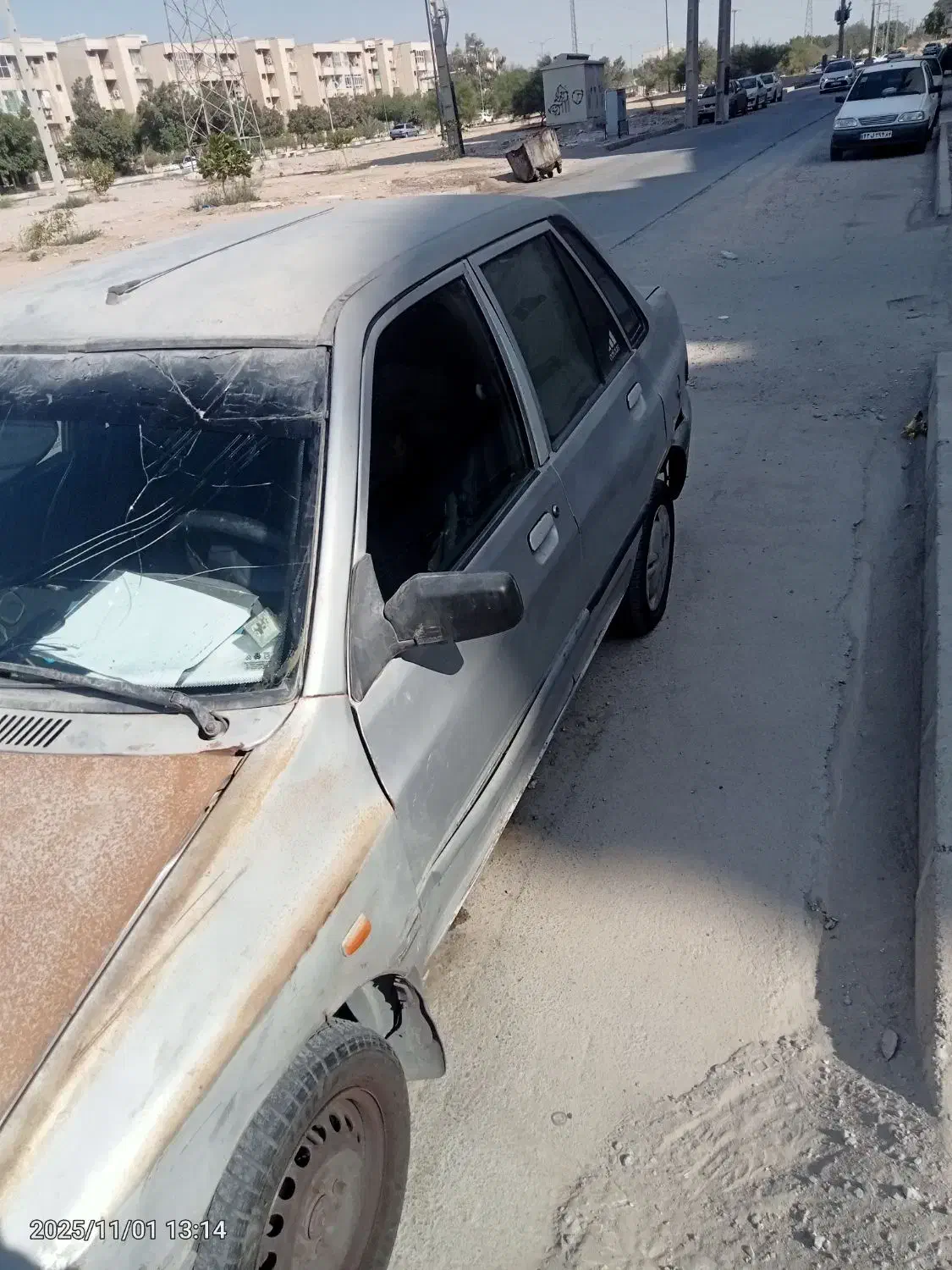 پراید نقره ای دوگانه دستی/مدل ۹۰/مدارک کامل|خودرو سواری و وانت|بندرعباس, |دیوار