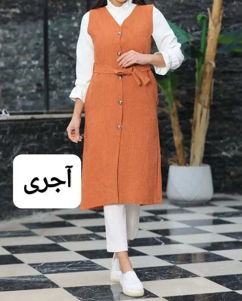 شومیز سارافون راه راه|لباس|قم, نخودی|دیوار