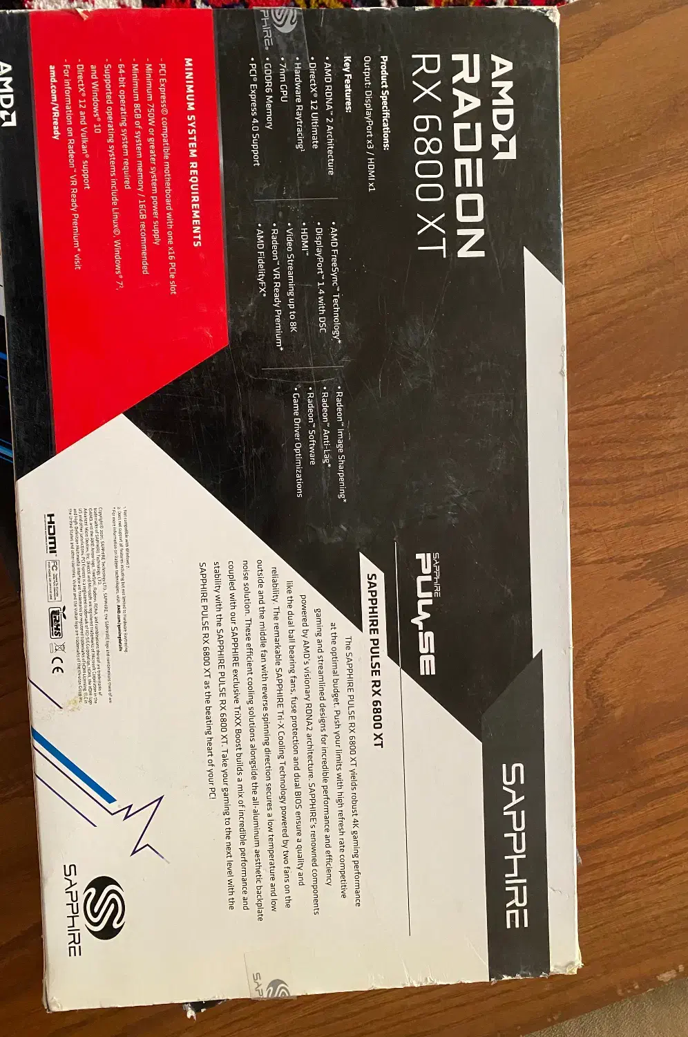 کارت گرافیک RX 6800XT درحد اکبند 16GBمعاوضه لپ تاب|قطعات و لوازم جانبی رایانه|شهریار, شهرک مصطفی خمینی|دیوار