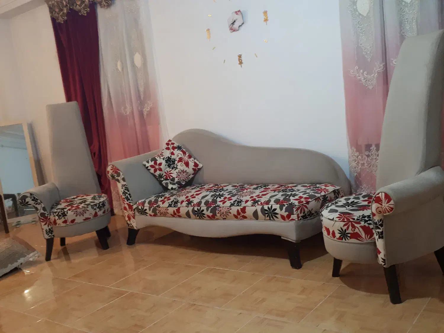 مبلمان راحتی پنج نفره|مبلمان خانگی و میز عسلی|بابل, |دیوار