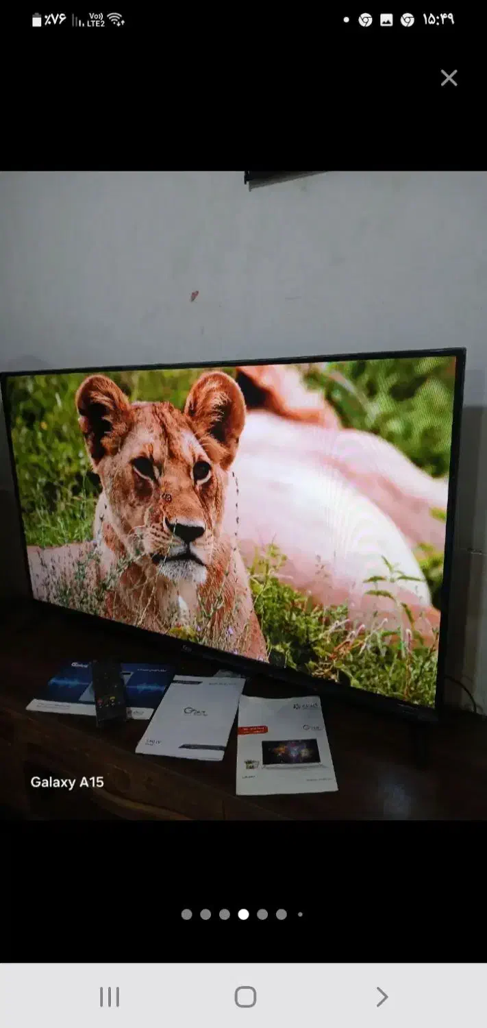 تلویزیون ۵۰اینچ جی پلاس درحدصفر|تلویزیون و پروژکتور|گرگان, |دیوار