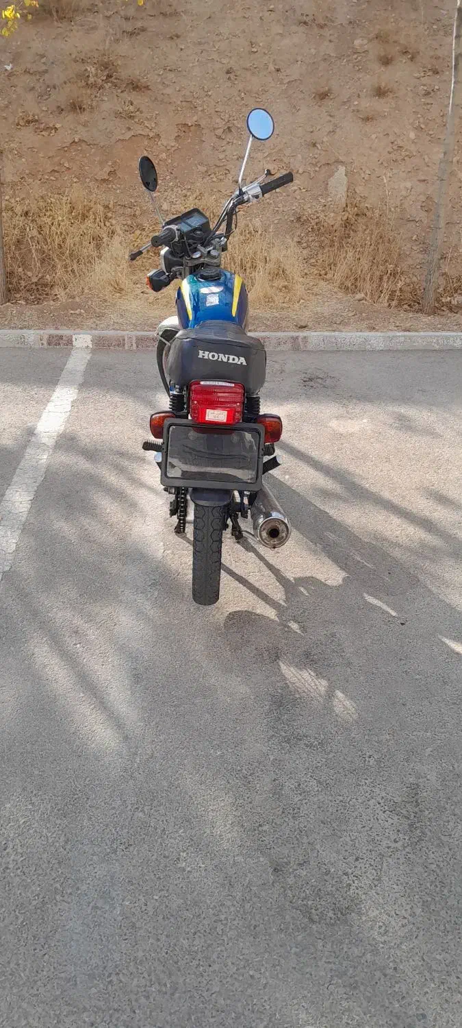 هوندا125مزایده به رنگ آبی کاملا سالم|موتورسیکلت|پردیس, فاز ۱۱|دیوار