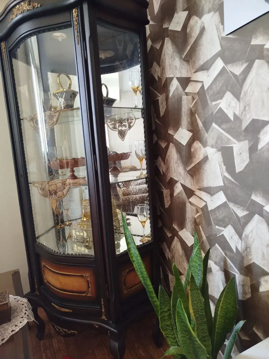 بوفه چوبی|بوفه، ویترین، کنسول|سهند, |دیوار