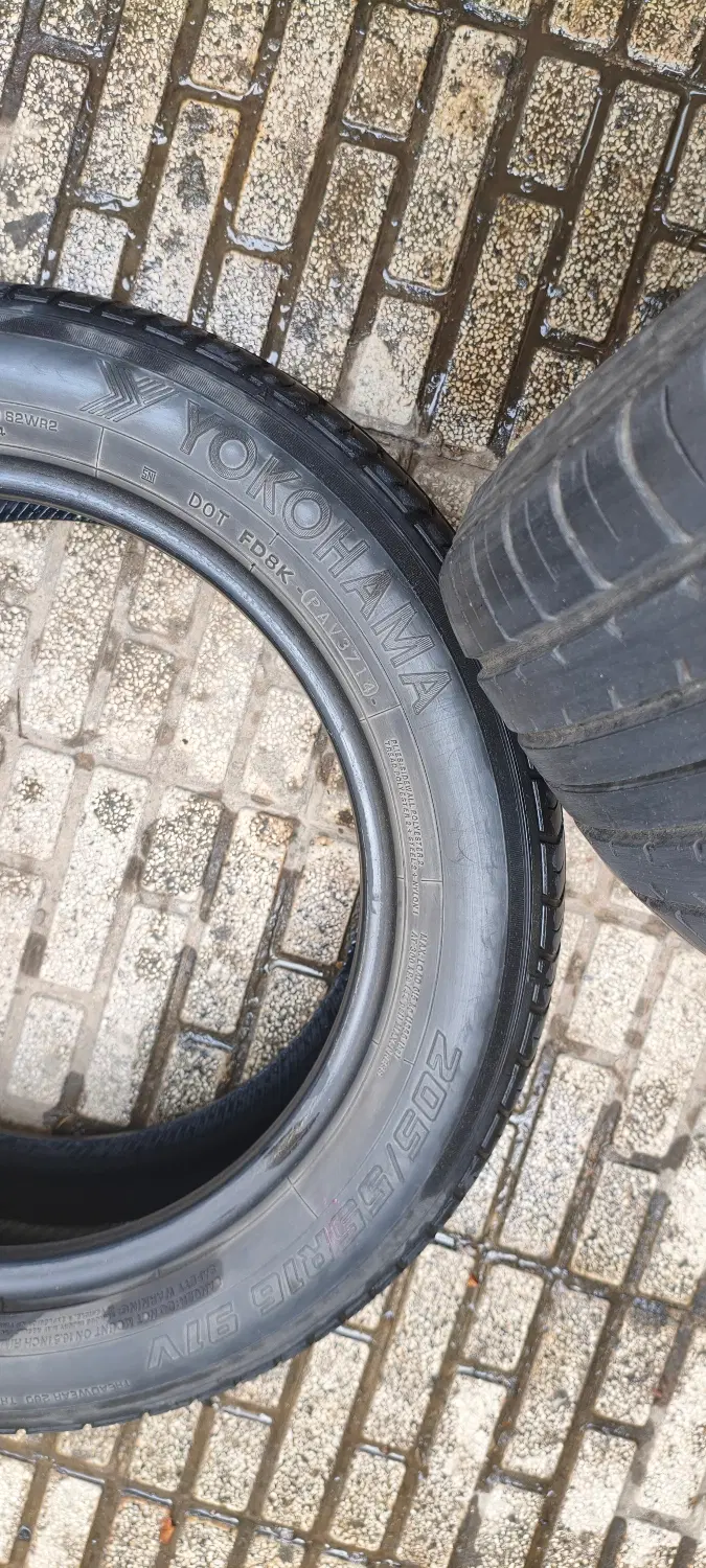 لاستیک یوکوهاما ژاپن 205/55/16|قطعات یدکی و لوازم جانبی|تهران, سازمان برنامه شمالی|دیوار