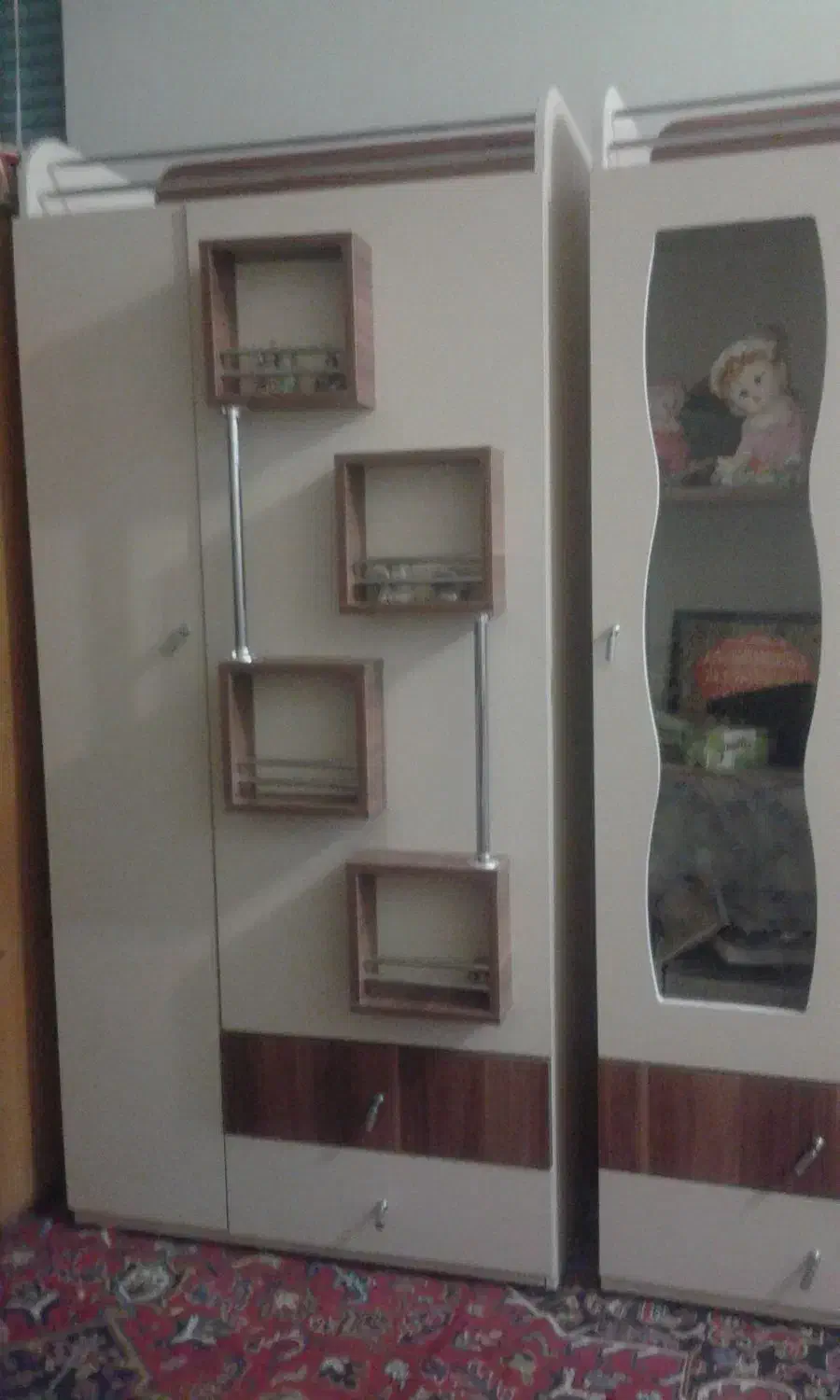 کمد کودک همراه ویترین|تخت و صندلی بچه|مبارکه, |دیوار