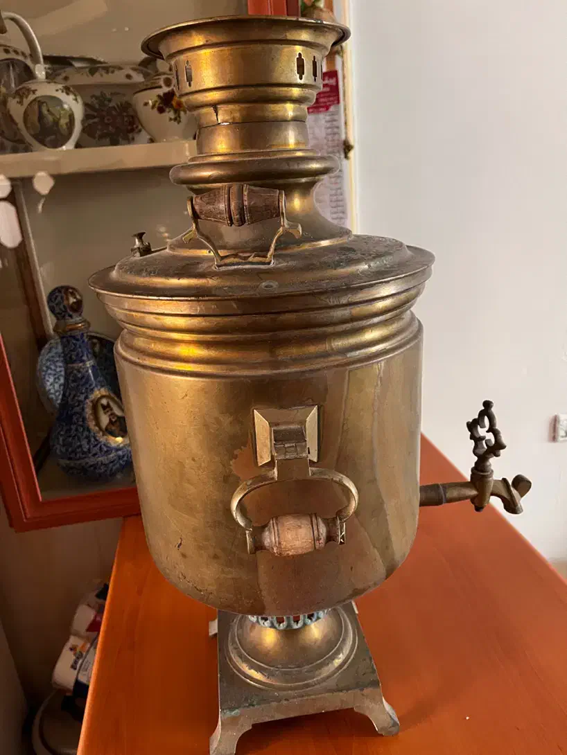 سماور ذغالی نیکلای روسی|کلکسیون اشیاء عتیقه|تهران, جردن|دیوار