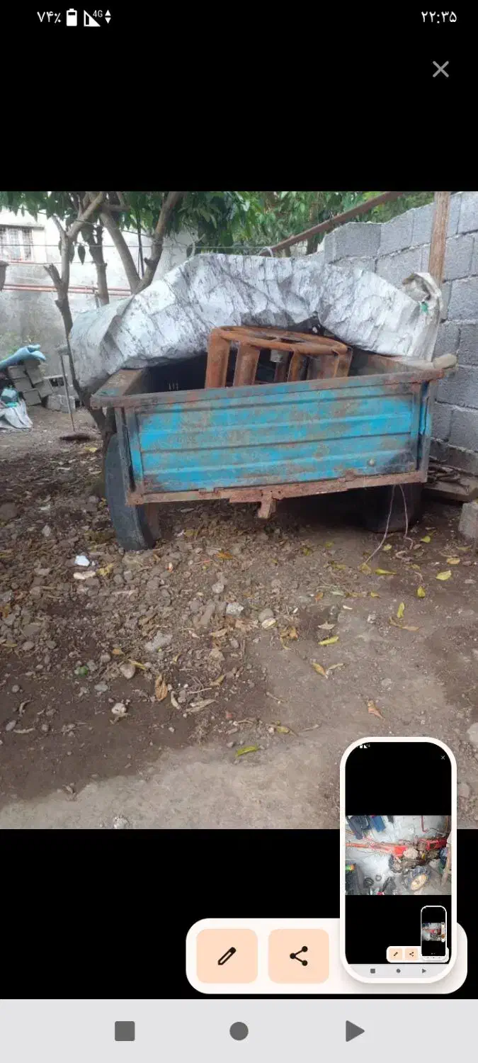 فروشی موتوربیجارکاری کبوتا با تمام ادوات|ماشین‌آلات صنعتی|چابکسر, |دیوار