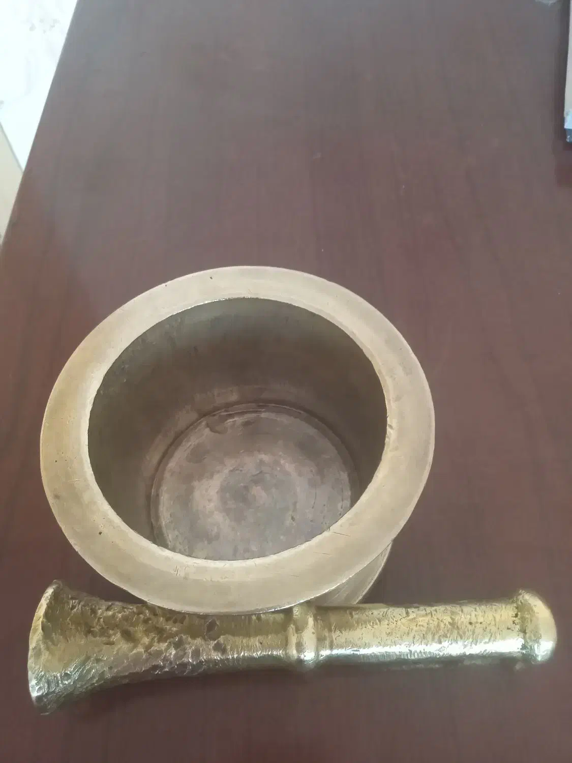 هاونگ قدیمی زرد|ظروف سرو و پذیرایی|کازرون, |دیوار